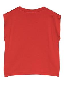 Bobo Choses logo-print sleeveless T-shirt - Rood