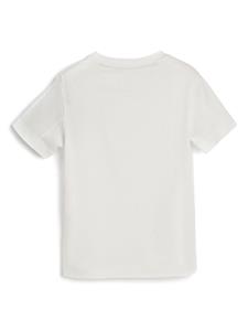 Brunello Cucinelli Kids slogan-print cotton T-shirt - Wit