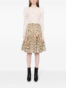 Prada Pre-Owned Zijden rok met luipaardprint - Veelkleurig