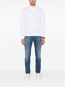 Fedeli fine-knit cotton polo shirt - Wit