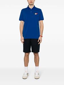 Moncler Poloshirt met logo-applicatie - Blauw