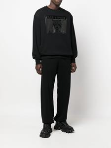 Plein Sport Sweater met logoprint - Zwart