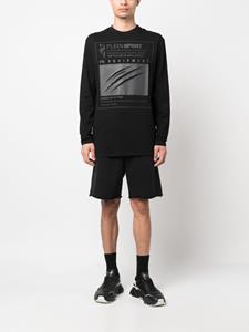Plein Sport Sweater met print - Zwart