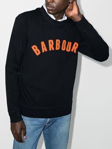 Barbour Sweater met ronde hals - Blauw