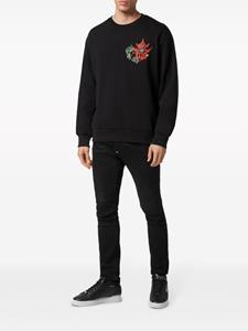 Philipp Plein Sweater met logo - Zwart