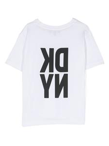 Dkny Kids logo-print cotton T-shirt - Wit