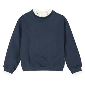 LA REDOUTE COLLECTIONS Sweater in molton, details in Engels kant
