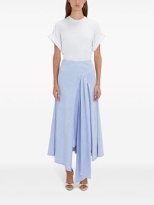 Victoria Beckham Asymmetrische rok met gestrikt detail - Blauw