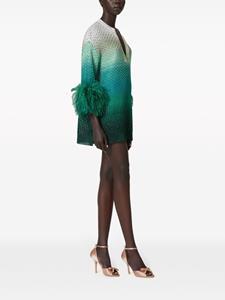 Valentino Garavani Mini-jurk met kleurverloop - Groen