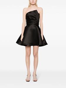 Amsale Gedrapeerde mini-jurk - Zwart
