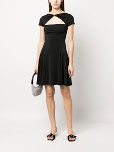 Philipp Plein Mini-jurk met keyhole - Zwart