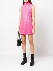 ROTATE Mini-jurk met pailletten - Roze