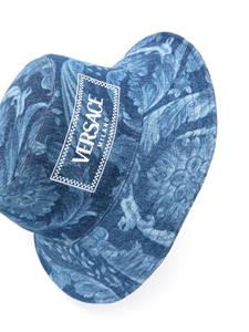 Versace Vissershoed met Barocco patroon - Blauw