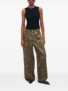 Marc Jacobs Jeans met camouflageprint - Groen