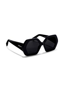 AMBUSH Eriene zonnebril met oversized montuur - Zwart