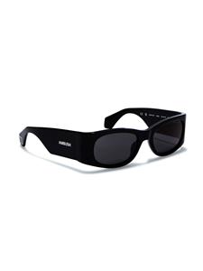 AMBUSH Gaea zonnebril met rechthoekig montuur - Zwart