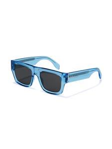 Palm Angels Pixley zonnebril met vierkant montuur - Blauw
