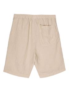 120% Lino linen bermuda shorts - Beige