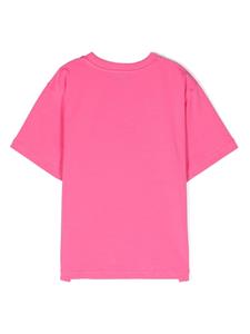 Moschino Kids T-shirt met teddybeer - Roze