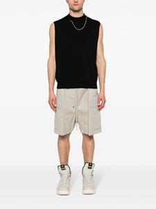 Rick Owens elasticated-waistband cargo shorts - Beige