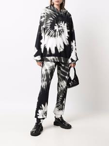 Philipp Plein Hoodie met tie-dye print - Zwart