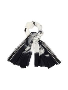 Alexander McQueen Sjaal met print - BLACK/WHITE