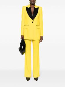 Moschino straight-leg tailored trousers - Geel