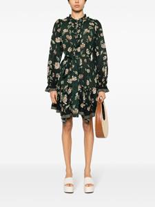 Ulla Johnson floral-print mini dress - Groen