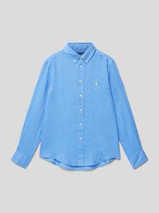 Polo Ralph Lauren Teens Overhemd met labelstitching