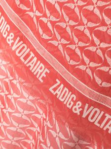 Zadig&Voltaire Delta Rock cotton scarf - Rood