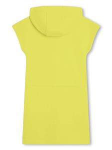 BOSS Kidswear Mini-jurk met logoprint - Geel