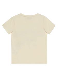 Gucci Kids x Peter Rabbit T-shirt met logoprint - Beige