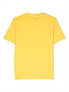 C.P. Company Kids logo-print cotton T-shirt - Geel