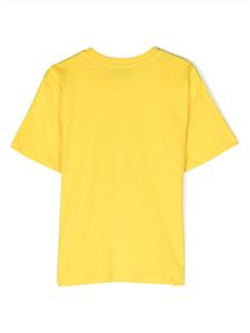 Moschino Kids Teddy Bear printed cotton T-shirt - Geel