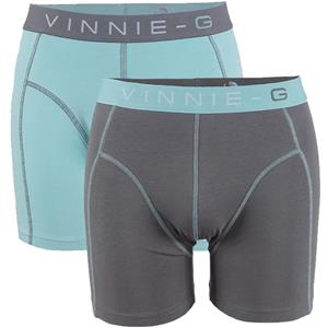 boxershorts Mint Light - Grey 2-Pack-S