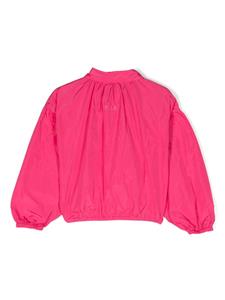 MSGM Kids Shirt met geborduurd logo - Roze
