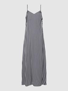 Tommy Hilfiger Midi-jurk van viscose met streepmotief