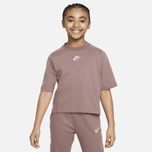 Nike Sportswear Meisjestop met korte mouwen - Paars