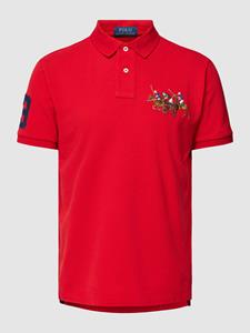 Polo Ralph Lauren Custom slim fit poloshirt met motiefstitching