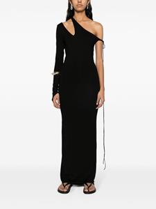 MANURI Asymmetrische jurk - Zwart