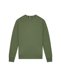 Malelions Men Essentials Sweater - Light Army
