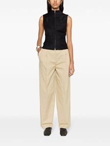 LVIR pleated cotton trousers - Beige