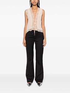 Zadig&Voltaire flared tailored trousers - Zwart