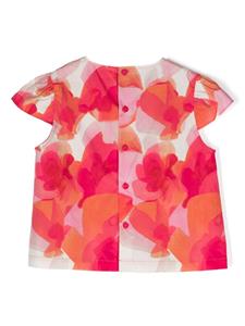 Il Gufo Shirt met abstracte print - Roze