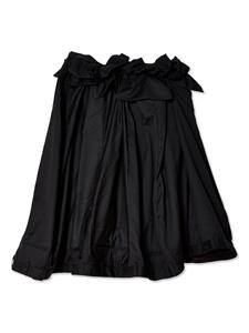 HODAKOVA Upside Down bow-detail miniskirt - Zwart