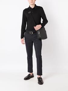 BOSS Poloshirt met lange mouwen - Zwart