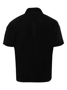 Homme Plissé Issey Miyake Basic plissé polo shirt - Zwart