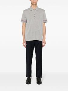 Thom Browne knitted cotton polo shirt - Grijs