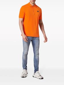 Philipp Plein Poloshirt met patch - Oranje