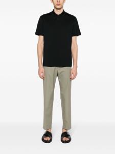Brioni short-sleeve cotton polo shirt - Zwart